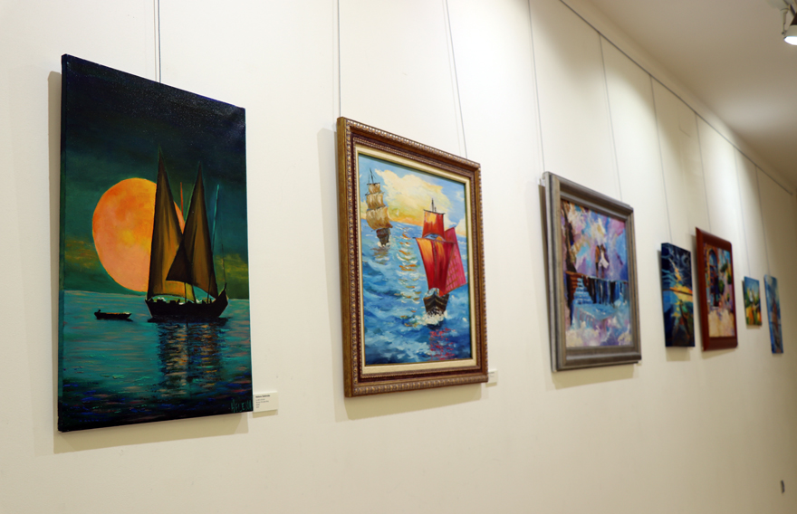 La exposición ‘El mar en mi vida’ de Helena Eslabinska podrá visitarse en el Mario Monreal hasta el 26 de septiembre