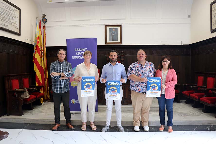 El departamento de Educación del Ayuntamiento de Sagunto presenta la I Trobada Educativa Ciutat de Sagunt