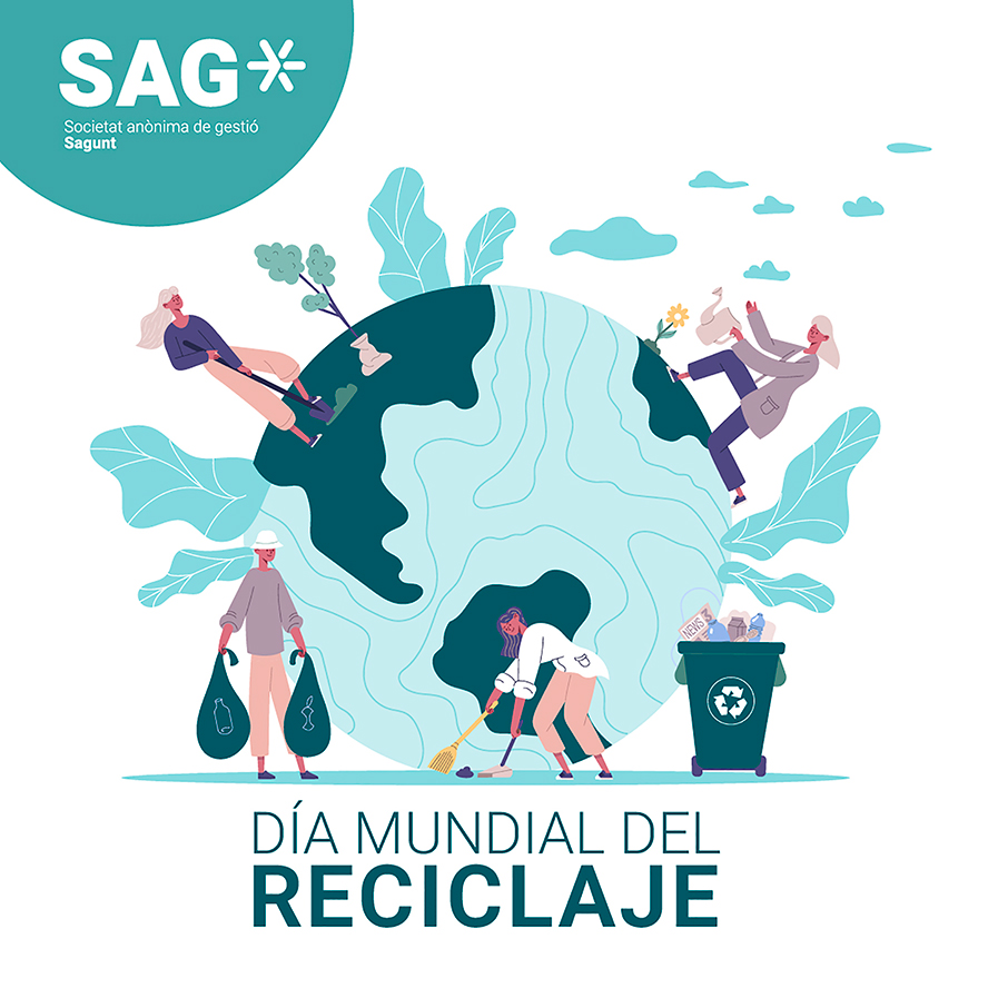 El reciclaje y la educación ambiental son los protagonistas en el Día Internacional del Reciclaje en Sagunto