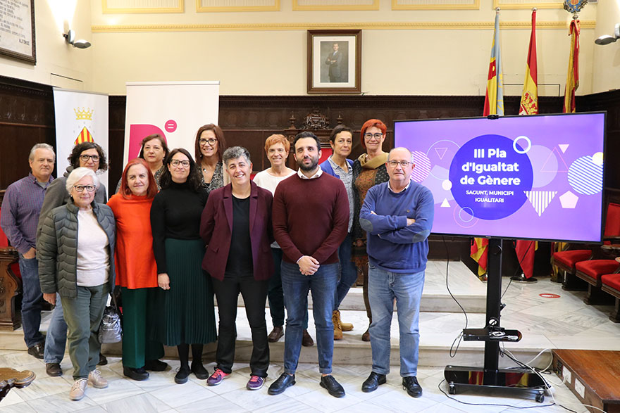 El Área de Igualdad presenta el proyecto definitivo del III Plan de Igualdad de Género del Ayuntamiento de Sagunto