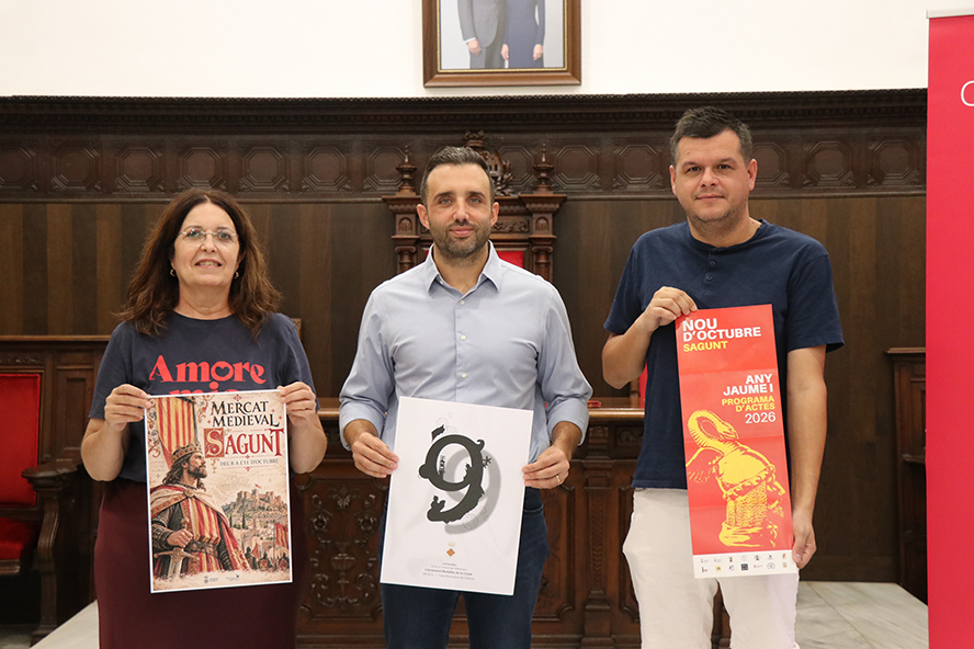 El 9 d'Octubre se celebra a Sagunt amb música, tradició i recreacions medievals
