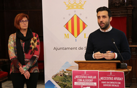 El alcalde de Sagunto y la delegada de Cultura presentan nuevas medidas por la situación de alarma sanitaria