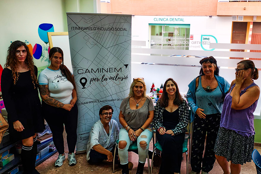 Serveis Socials ha iniciat esta setmana un taller d'artteràpia emmarcat en el programa Itineraris d'inclusió