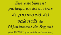 El Ayuntamiento de Sagunto dedica 10.000 euros a la promoción social del valenciano