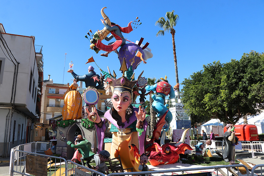La Falla Plaza Rodrigo i la Falla El Palleter, millors falles de Sagunt 2026