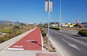 El polígono Sepes y la ronda Puerto de Sagunto-Canet ya disponen de una conexión con carril bici
