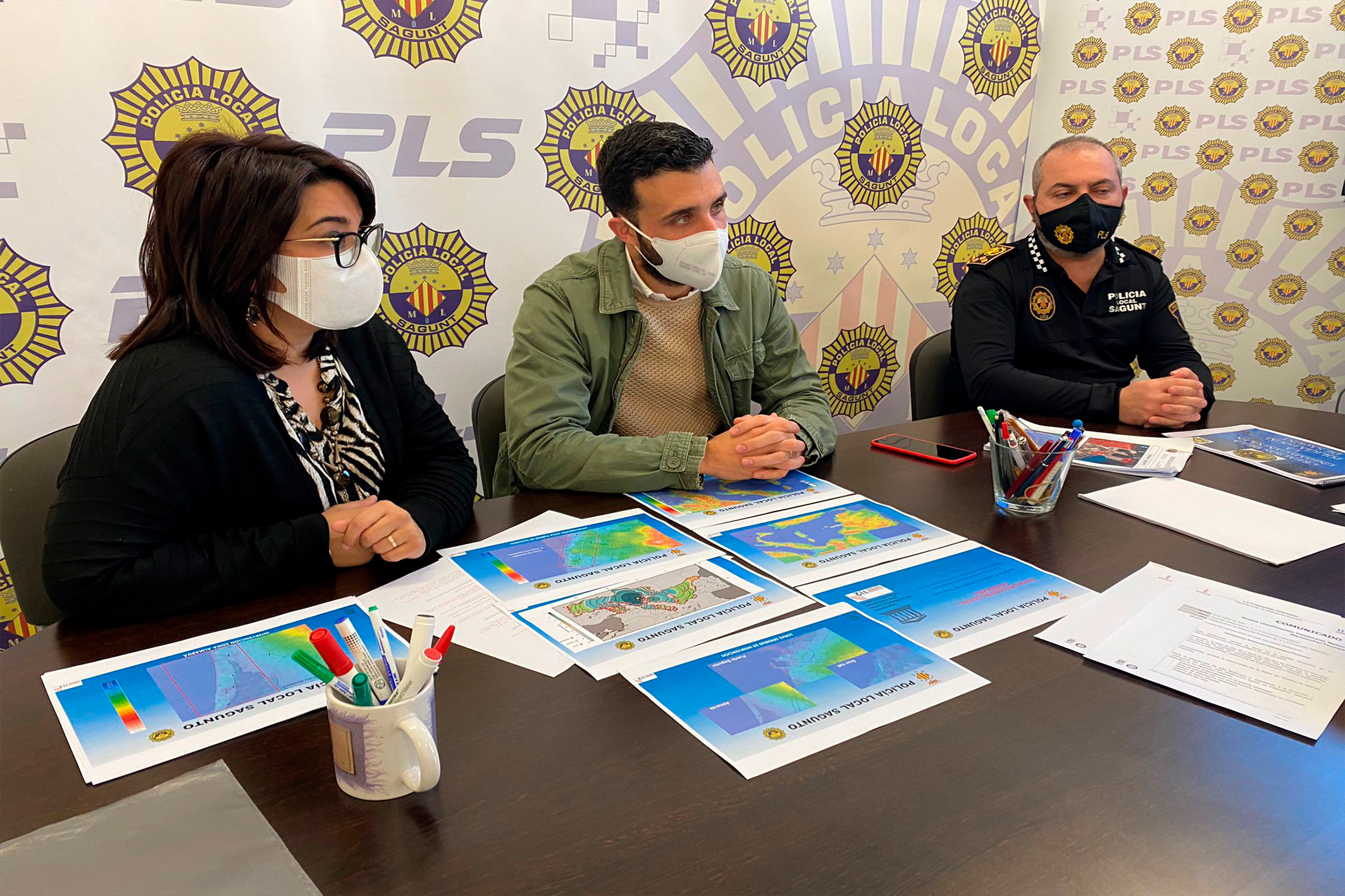 La Policía Local de Sagunto participa en el primer simulacro de tsunami que afecta al Mediterráneo central