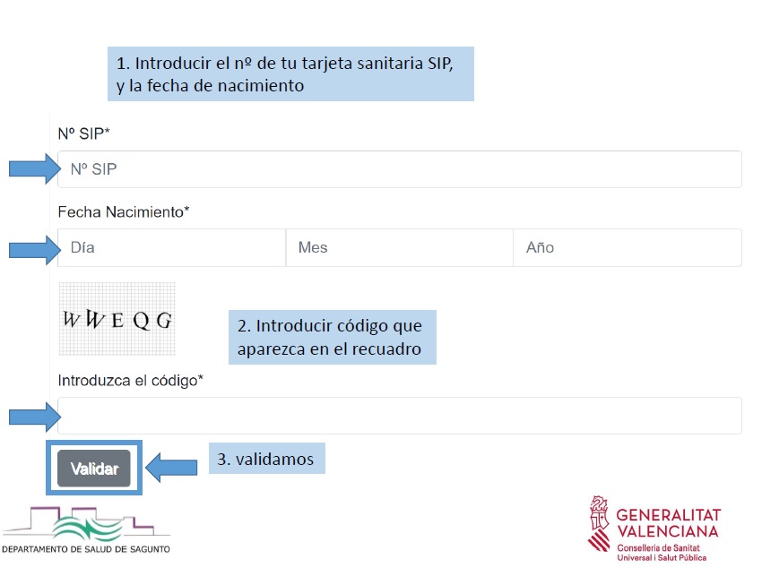La Conselleria de Sanidad ofrece a la ciudadanía la posibilidad de actualizar la información que aparece en su tarjeta SIP