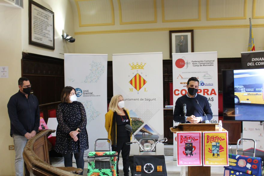 El Ayuntamiento de Sagunto se suma a la campaña de promoción del comercio local Comerç Brutal