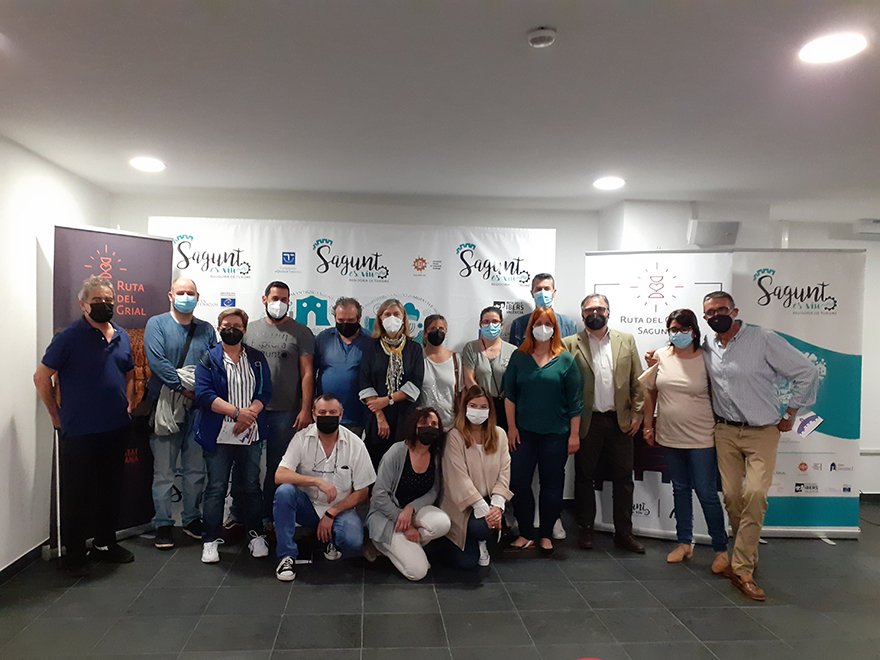 El Ayuntamiento de Sagunto y la unidad de Turismo Cultural de la Comunidad Valenciana presentan a las asociaciones comarcales del sector la Ruta del Grial