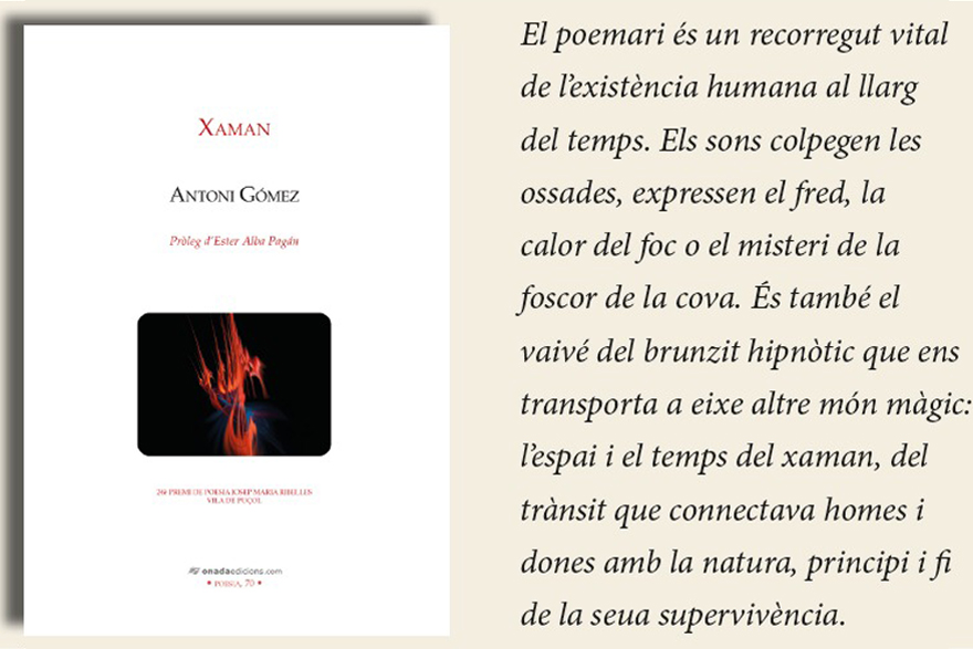 Antoni Gómez presenta su nuevo poemario 'Xaman' en el Centro Cultural Mario Monreal de Sagunto