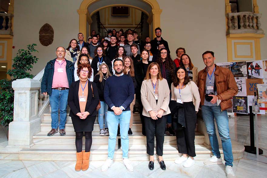 Sagunto recibe a medio centenar de Erasmus que trabajarán en un proyecto europeo tecnológico para la integración de las personas mayores en el mundo contemporáneo