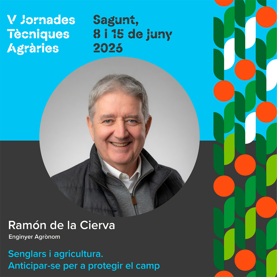 Xarrada 'Jabalíes y agricultura: anticiparse para proteger el campo' emmarcada en les V Jornades Tècnices Agràries
