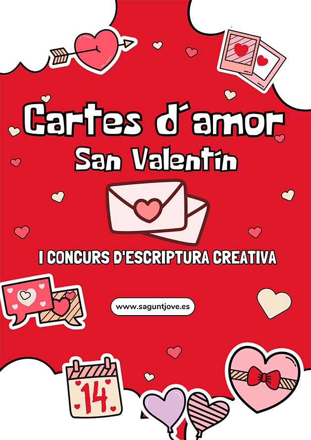Obert el termini per a participar en el concurs d'escriptura creativa de cartes d'amor