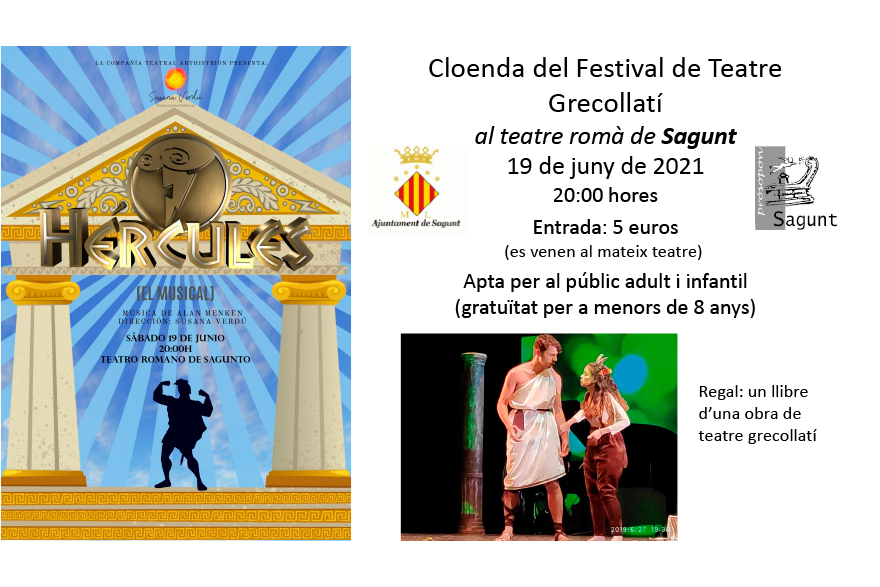 El musical 'Hércules' pone punto final a la XXIV bis edición del Festival de Teatro Grecolatino de Sagunto