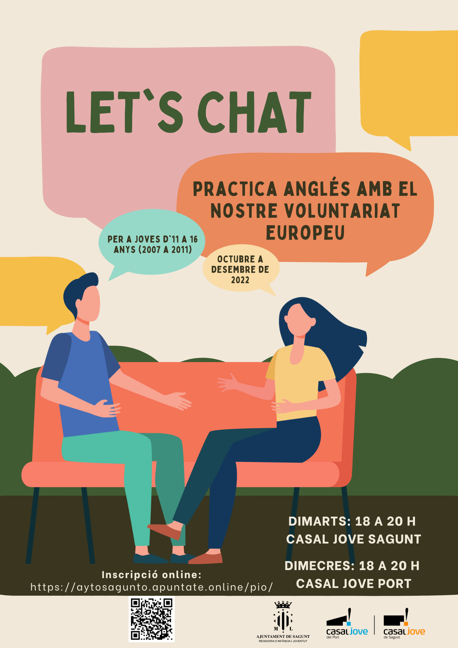 Continúan las sesiones de conversación en inglés Let’s Chat