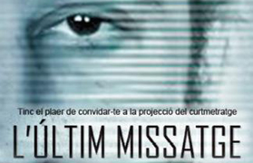 El cortometraje 'L’últim missatge' se proyectará este sábado en el Mario Monreal 