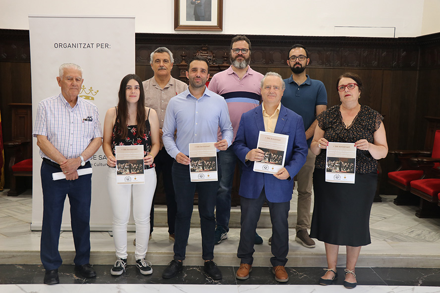 El Ayuntamiento de Sagunto conmemora junto a la Sociedad Musical los más de 150 años de la Banda Lira Saguntina