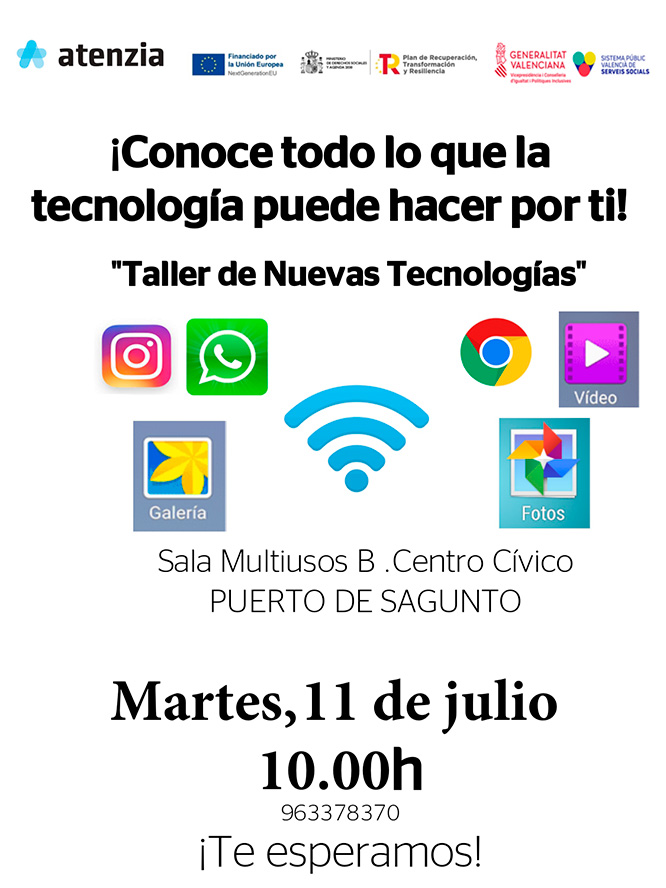 “Conoce lo que la tecnología puede hacer por ti”, un taller de nuevas tecnologías para las personas mayores