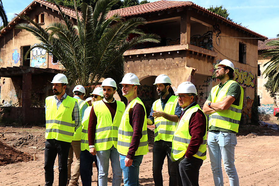 Las obras de la zona Este de la antigua Gerencia de AHM avanzan a un ritmo adecuado