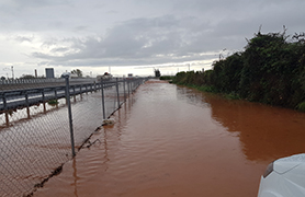 El Ayuntamiento solicita a la Confederación Hidrográfica soluciones para evitar inundaciones en la zona de Gausa 