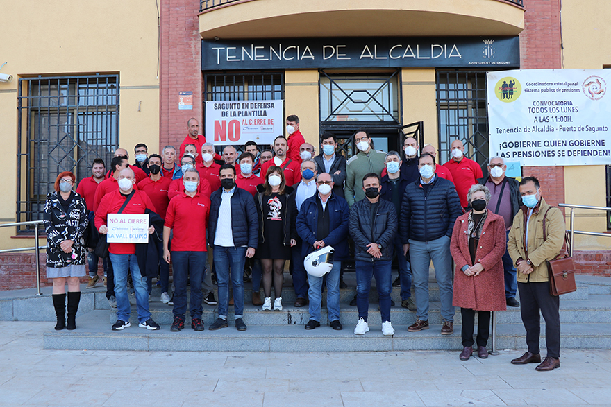 El Ayuntamiento de Sagunto muestra su apoyo al Comité de Empresa y a la plantilla de Acciona Nordex