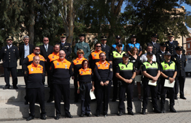 Sagunto distingue a miembros de los cuerpos de seguridad y de la sociedad civil en un acto de celebración del Día Local de las Fuerzas de Seguridad y Voluntariado