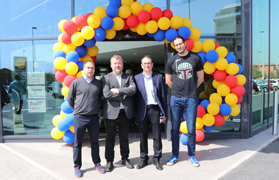 El alcalde de Sagunto asiste a la inauguración del nuevo Lidl 