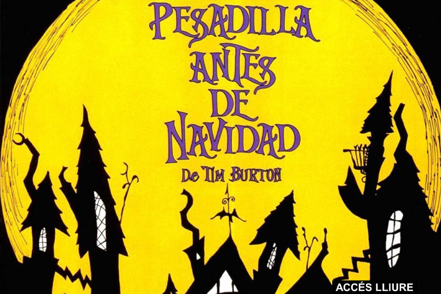 Este sábado concluye el ciclo de cine en stop motion con la proyección matinal de 'Pesadilla antes de Navidad'