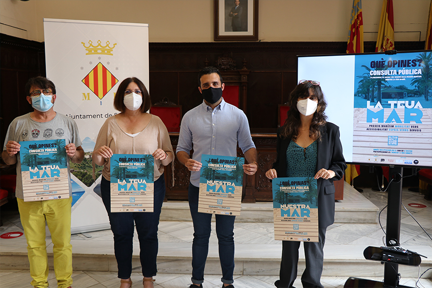El Ayuntamiento de Sagunto pone en marcha un proceso participativo sobre el futuro proyecto de remodelación del paseo marítimo