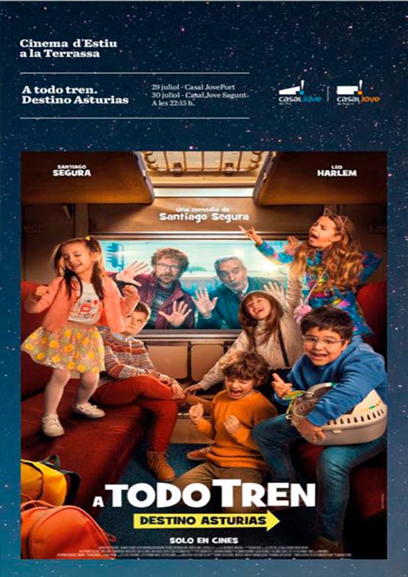 Finaliza la programación del Cine de Verano con la comedia española de Santiago Segura A todo tren. Destino Asturias