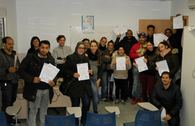 El Ayuntamiento de Sagunto entrega los diplomas de los cursos de Inserción Sociolaboral
