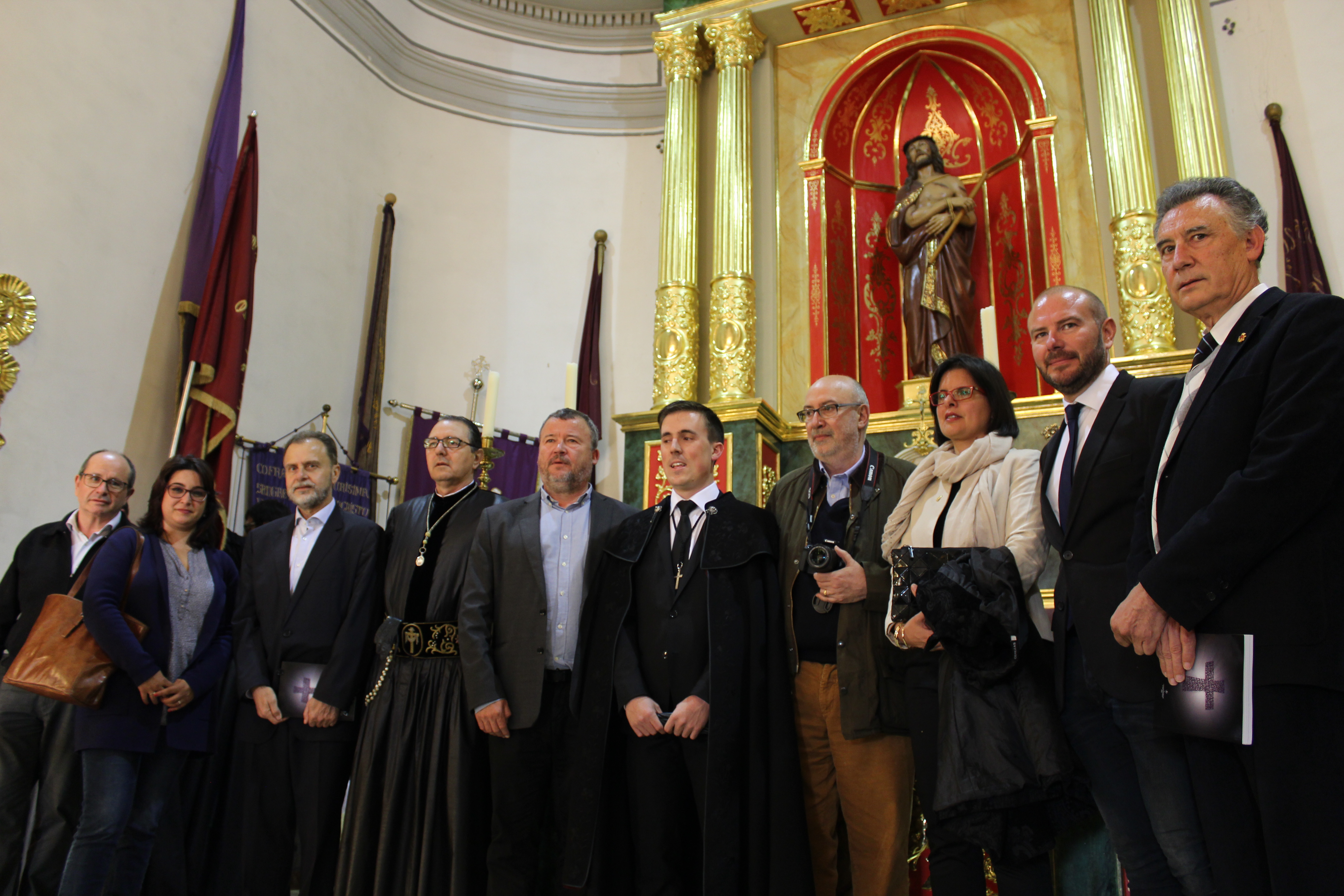 El conseller de Transparencia visita la Ermita de la Sang de Sagunto