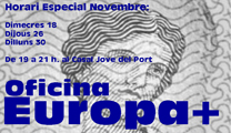 La Oficina Europa presenta un horario especial en noviembre
