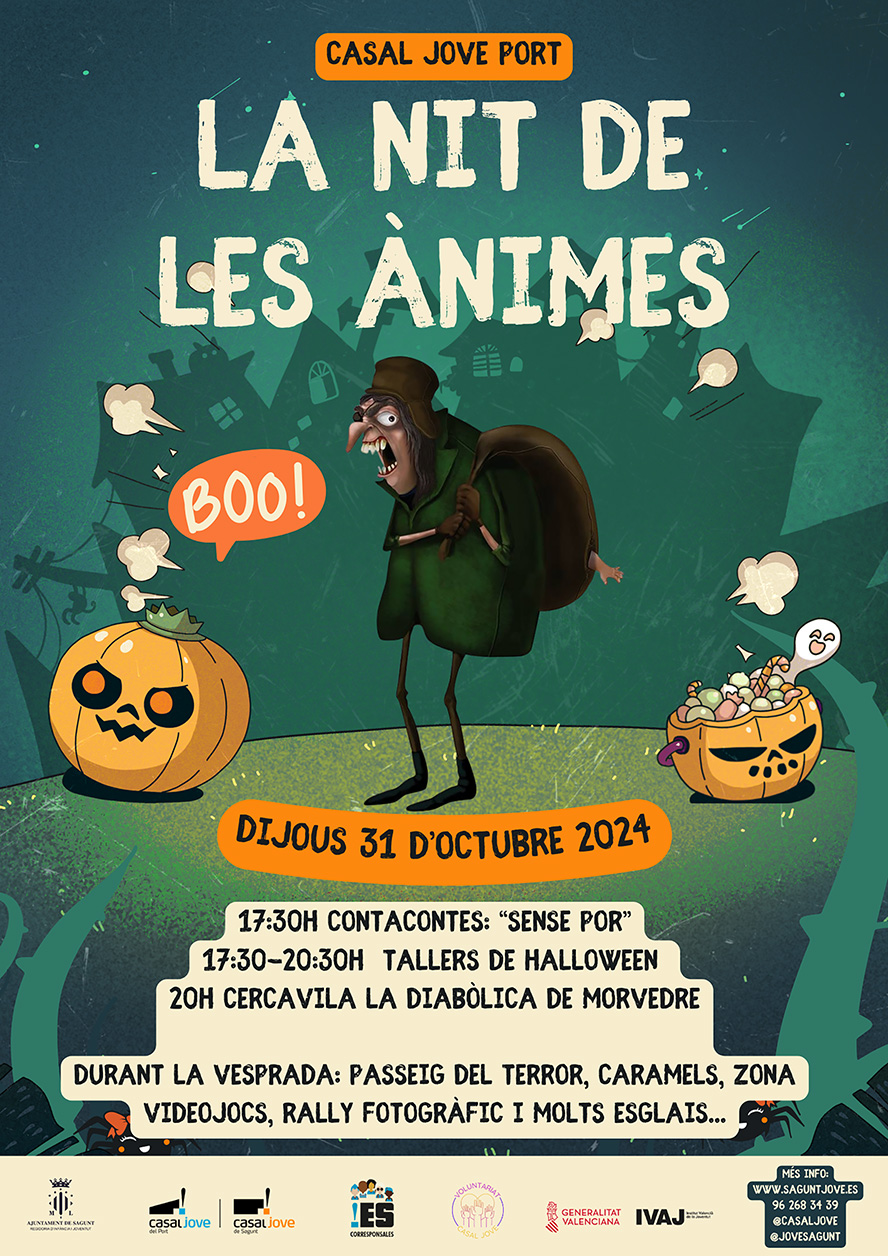 El Casal Jove del Port de Sagunt celebra La Nit de les Ànimes el 31 d'octubre