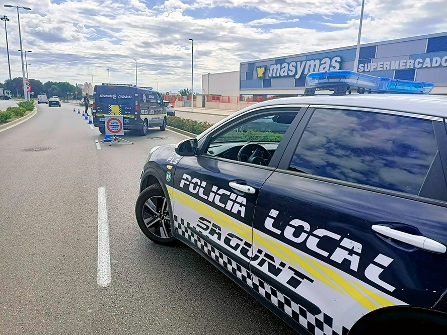 La Policía Local de Sagunto activa la campaña especial contra la contaminación acústica de motos y ciclomotores