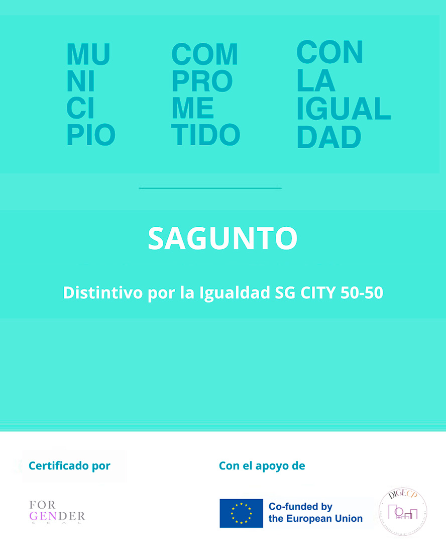 Sagunto obtiene el Distintivo SG CITY 50-50 por su compromiso con la igualdad de género