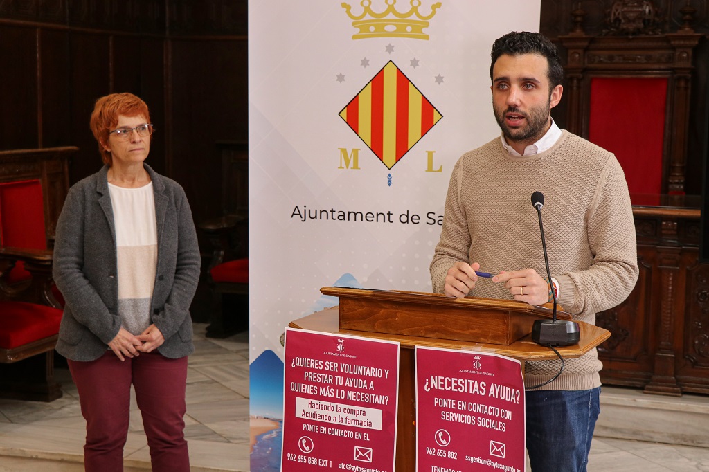 El Ayuntamiento de Sagunto informa de la plataforma de comercio online Morvedre a casa y amplía plazos de impuestos debido al estado de alarma
