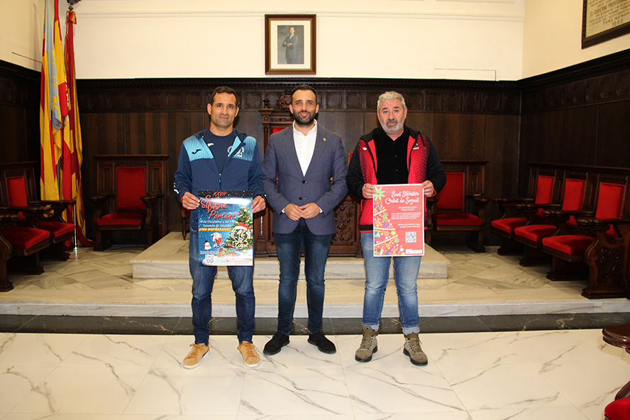 La Concejalía de Deportes presenta la XI Sant Silvestre Ciutat de Sagunt y la XXVII San Silvestre Porteña