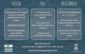 Acció Ecologista-Agró presenta las próximas actividades y horarios de primavera de La Casa Penya