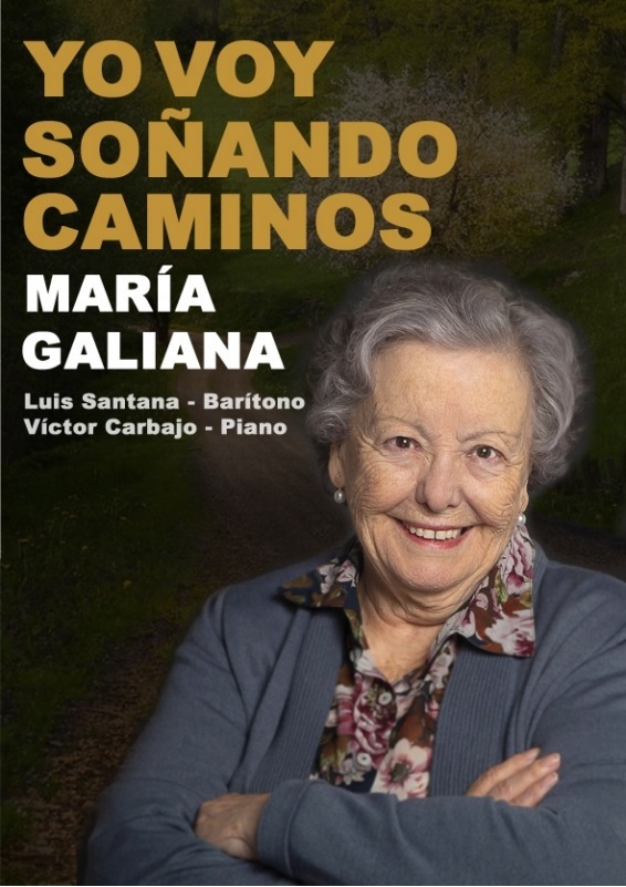 La actriz María Galiana presenta el recital 'Yo voy soñando caminos' en el Teatro de Begoña