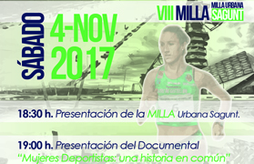 El 4 de noviembre se presenta la “VIII Milla Urbana de Sagunt”