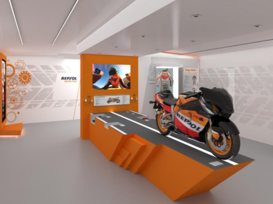 La moto con la que Marc Márquez ganó el mundial de MotoGP en 2013 estará en el Triángulo Umbral