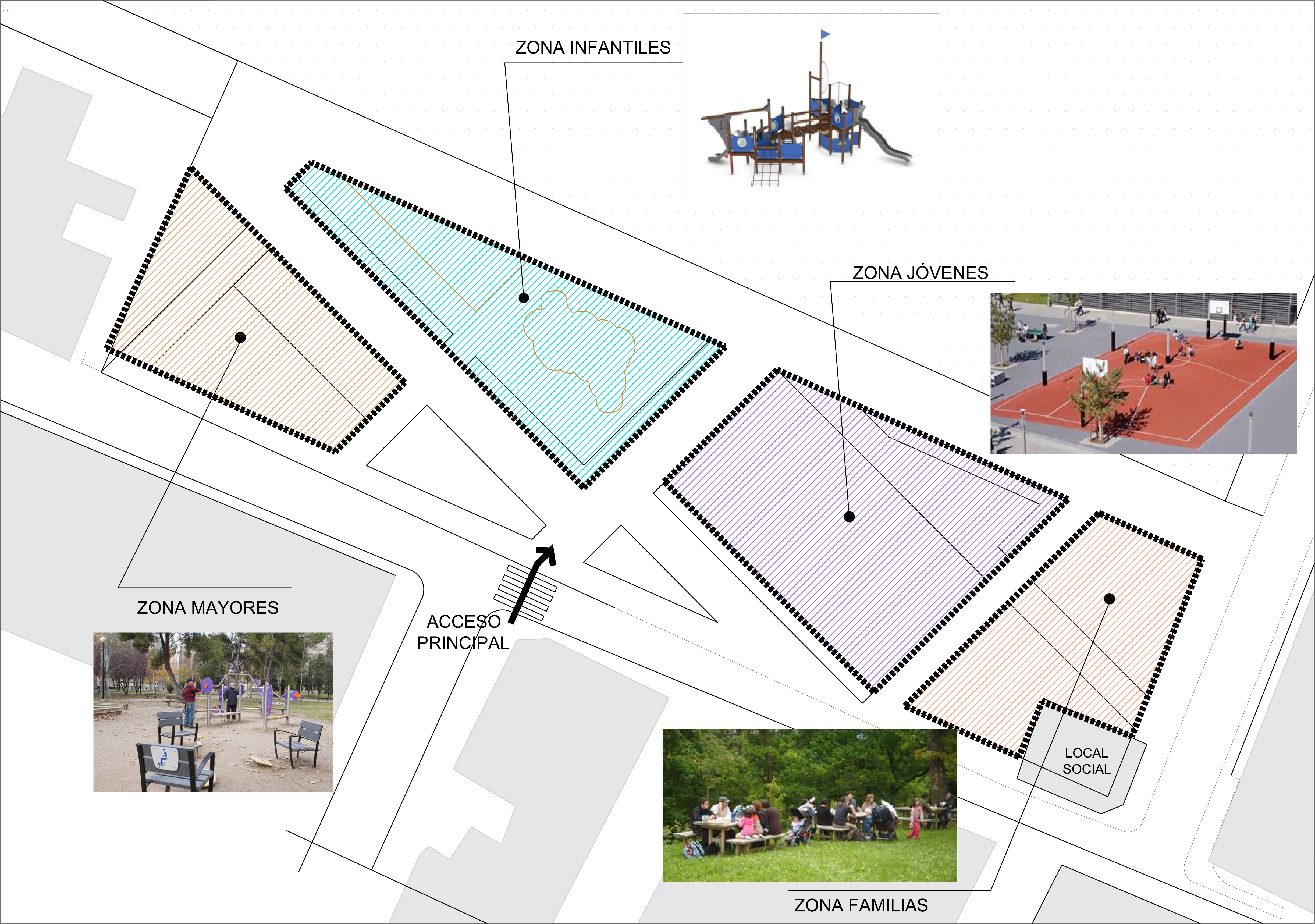 Presentación del futuro parque del barrio de Els Vents