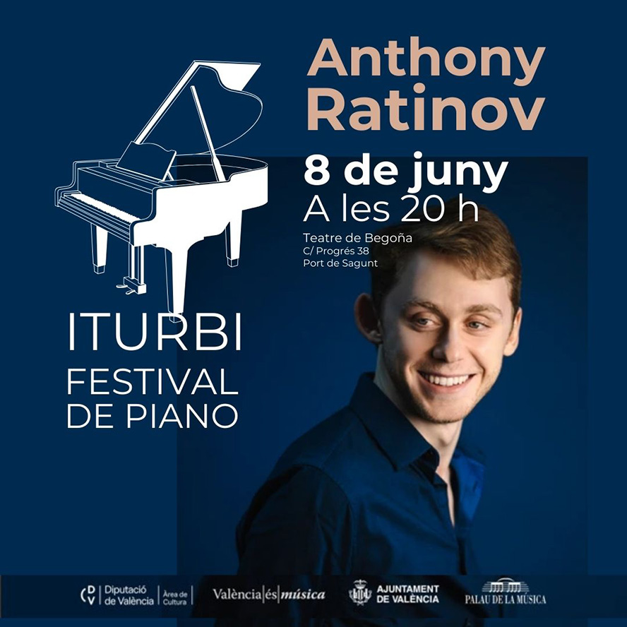 El pianista Anthony Ratinov actuará en el Teatro de Begoña