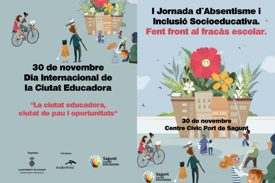 Sagunto celebra el Día Internacional de la Ciudad Educadora con la I jornada ‘Absentismo e Inclusión Socioeducativa. Haciendo frente al fracaso escolar’