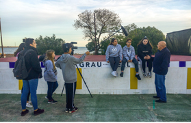 Jóvenes del Casal Jove y mayores participan en vídeos para difundir la Company Town
