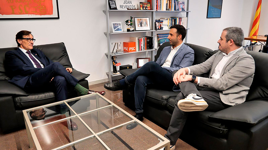 Darío Moreno se reúne con Salvador Illa para abordar el uso de la desalinizadora de Sagunto