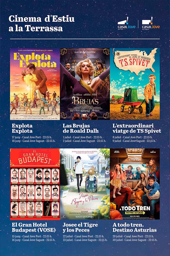 El Cine de Verano en la Terraza de los Casales empieza el próximo viernes