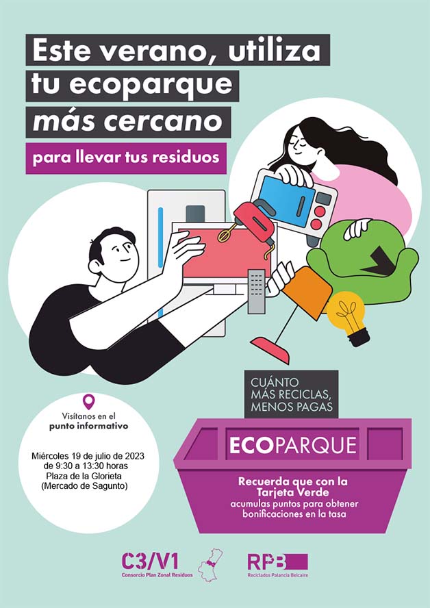 La campaña en los mercados del Consorci Palancia-Belcaire instala un punto informativo este miércoles en la Glorieta